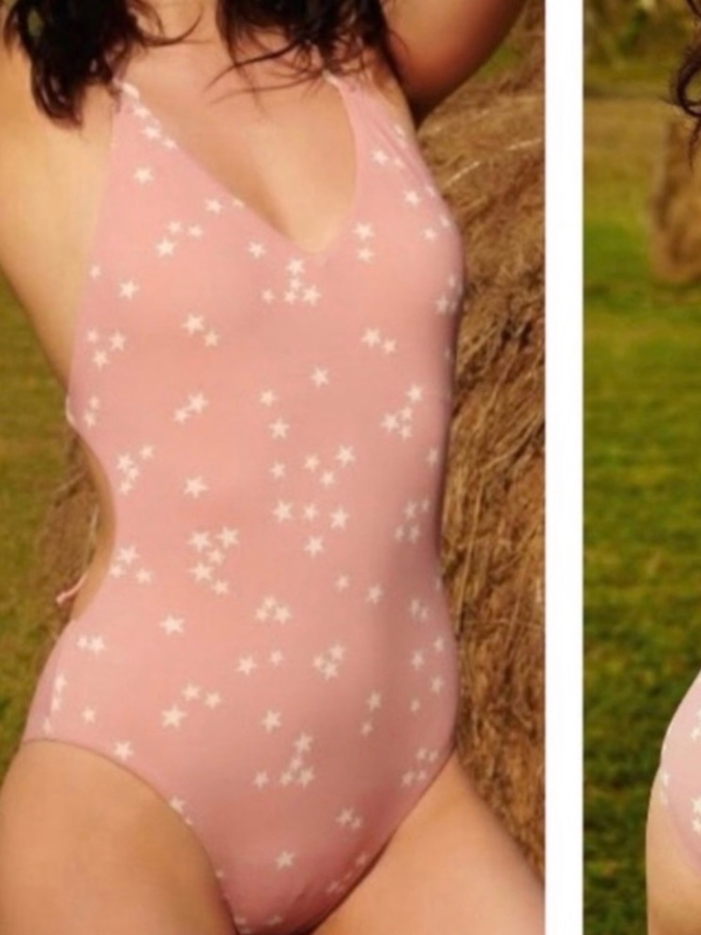 WET swimwear rose stars one piece swimsuit